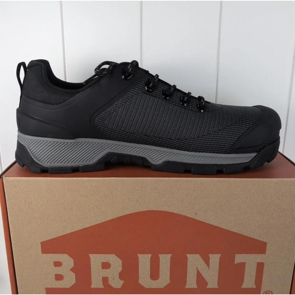 Brunt Ryng Low 4” Comp Toe Shoes Men's Size 13 Black Waterproof Slip Resistant